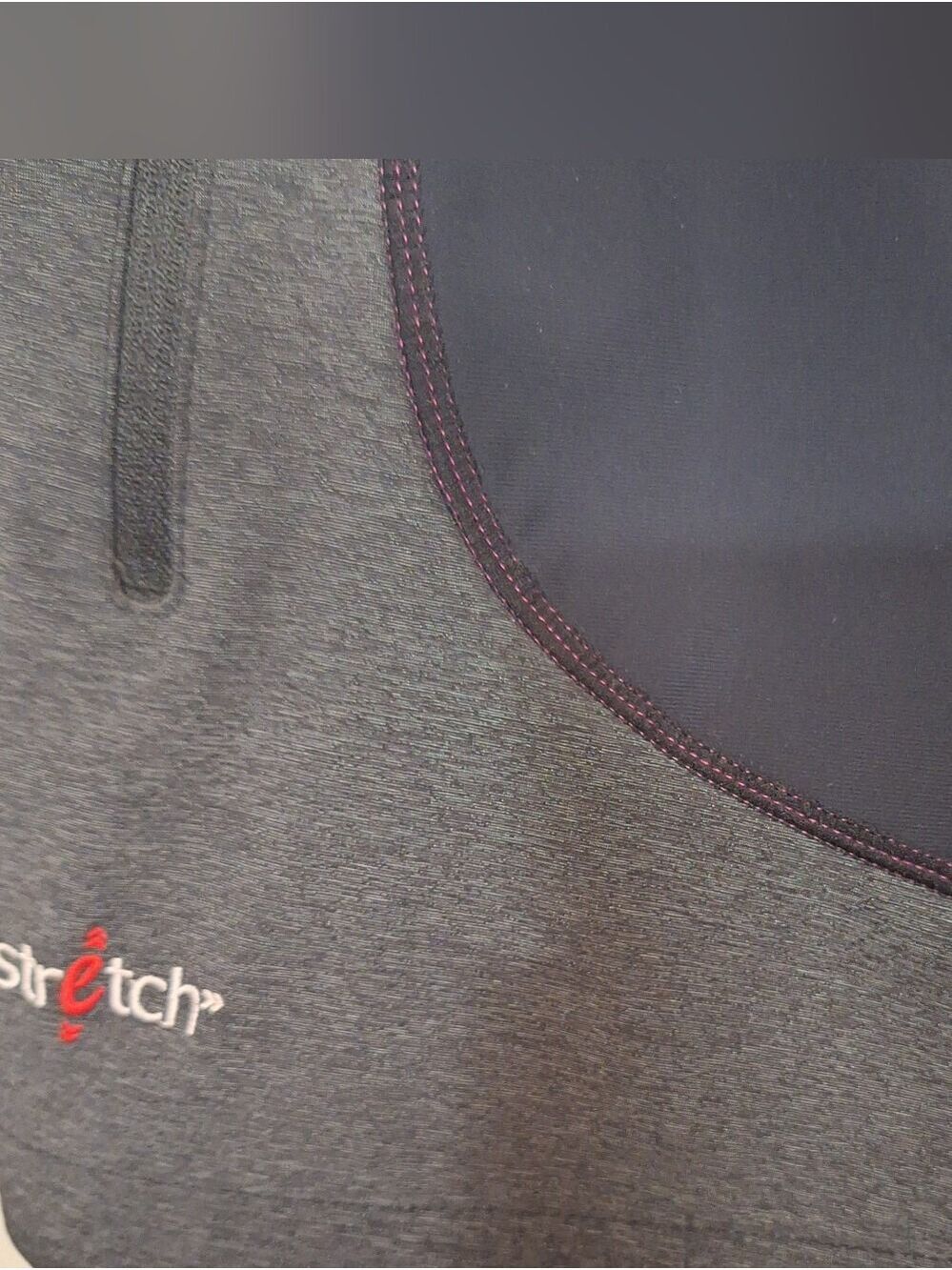 STARUN Dark Navy & Gray Sleeveless Softshell Vest with Pink Trim - Picture 6 of 9